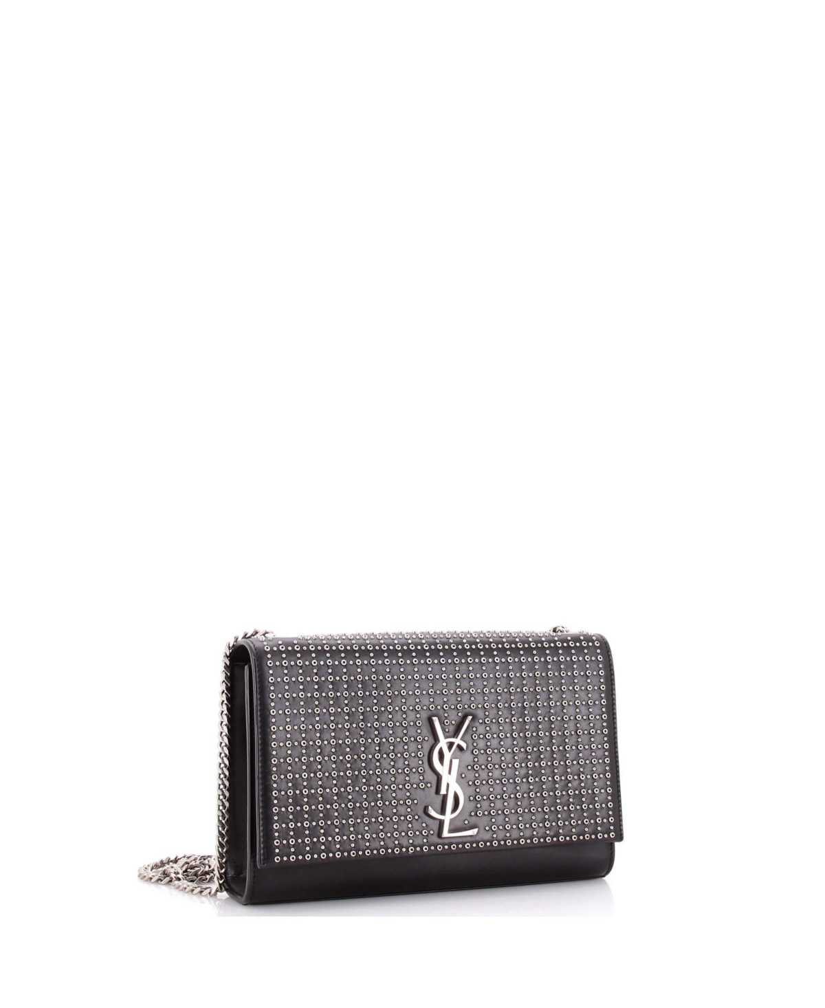 Pre-Owned Saint Laurent Medium Classic Monogram Crossbody Bag Studded Leather