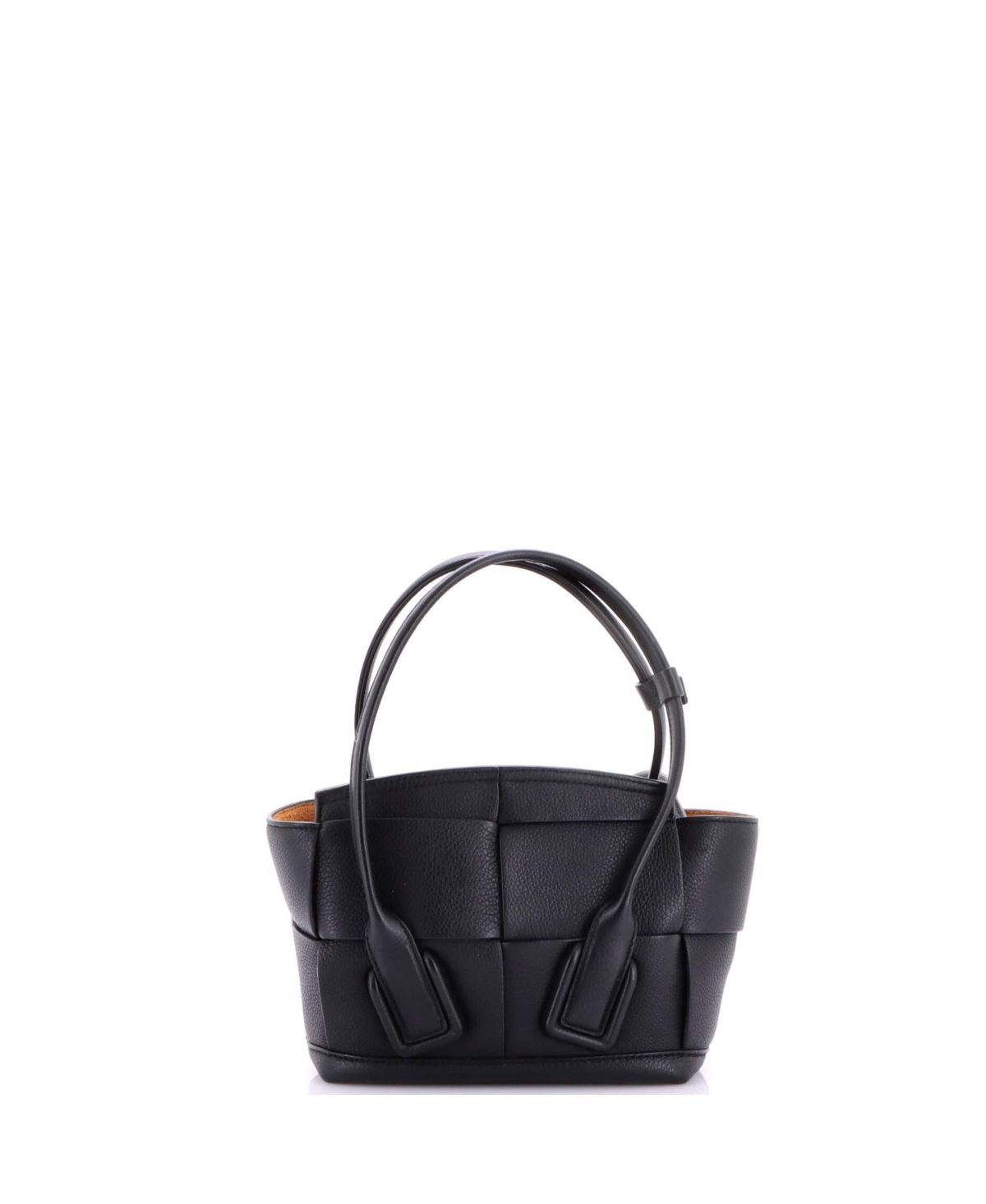 Pre-Owned Bottega Veneta Small Arco Bag Maxi Intrecciato Leather