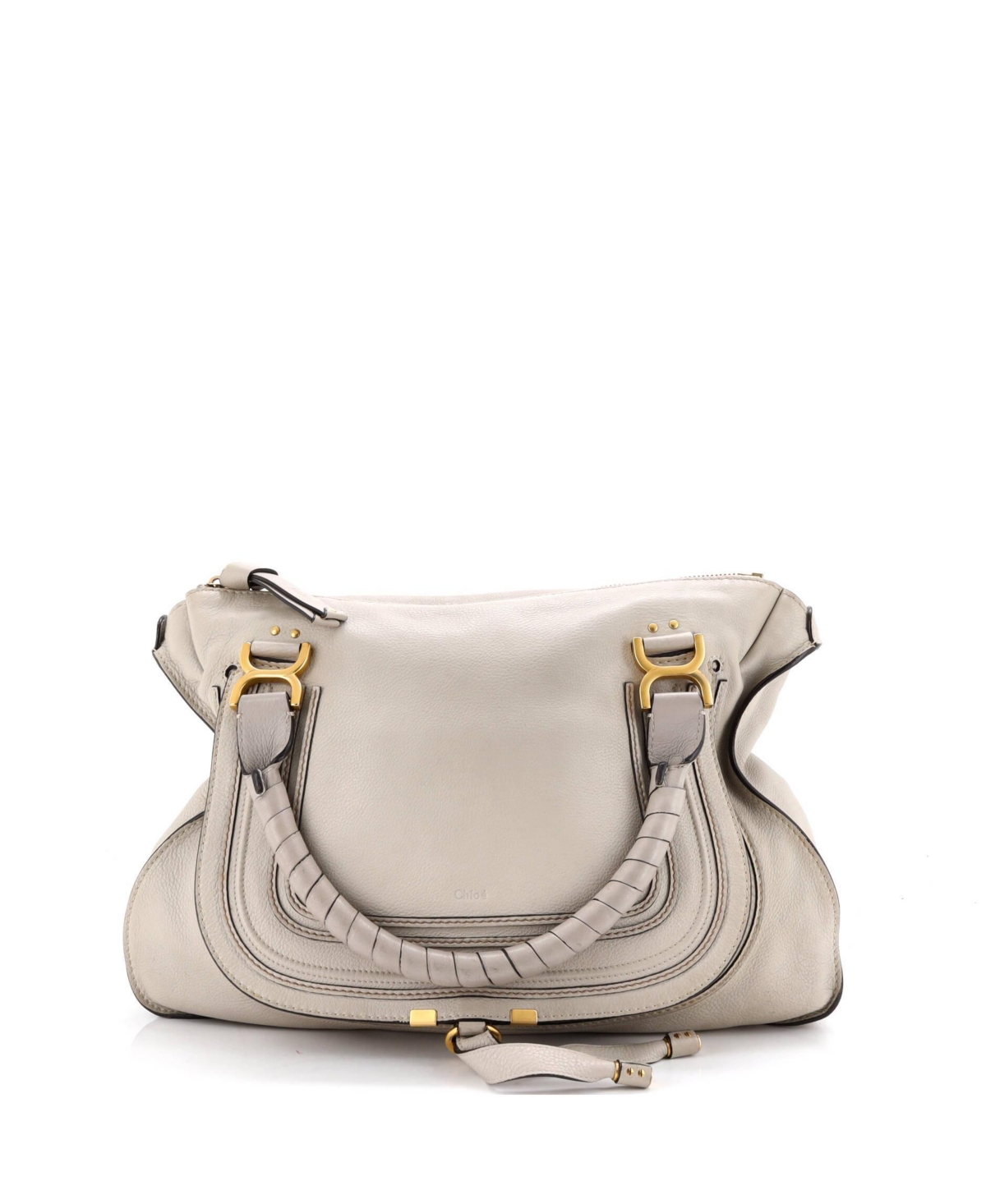 Pre-Owned Chloe Large Marcie Shoulder Bag Leather