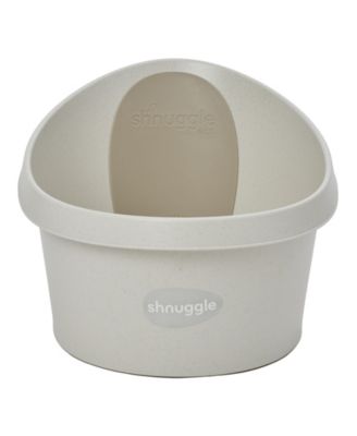 Shnuggle Baby Boys' and Baby Girls' Ergonomic Foam Backrest Bath Tub - Cookies and Cream