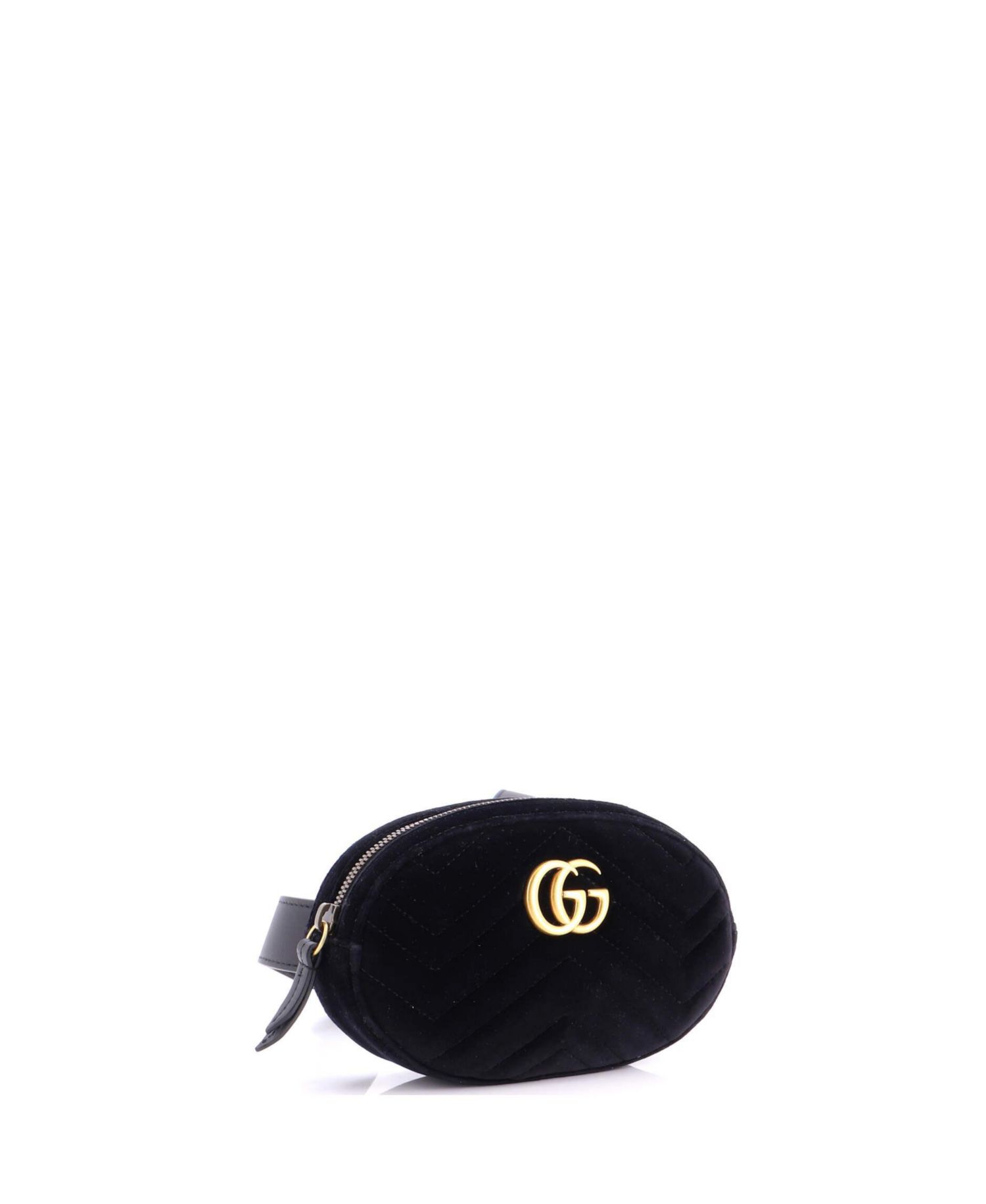 GG Marmont Belt Bag Matelasse Velvet