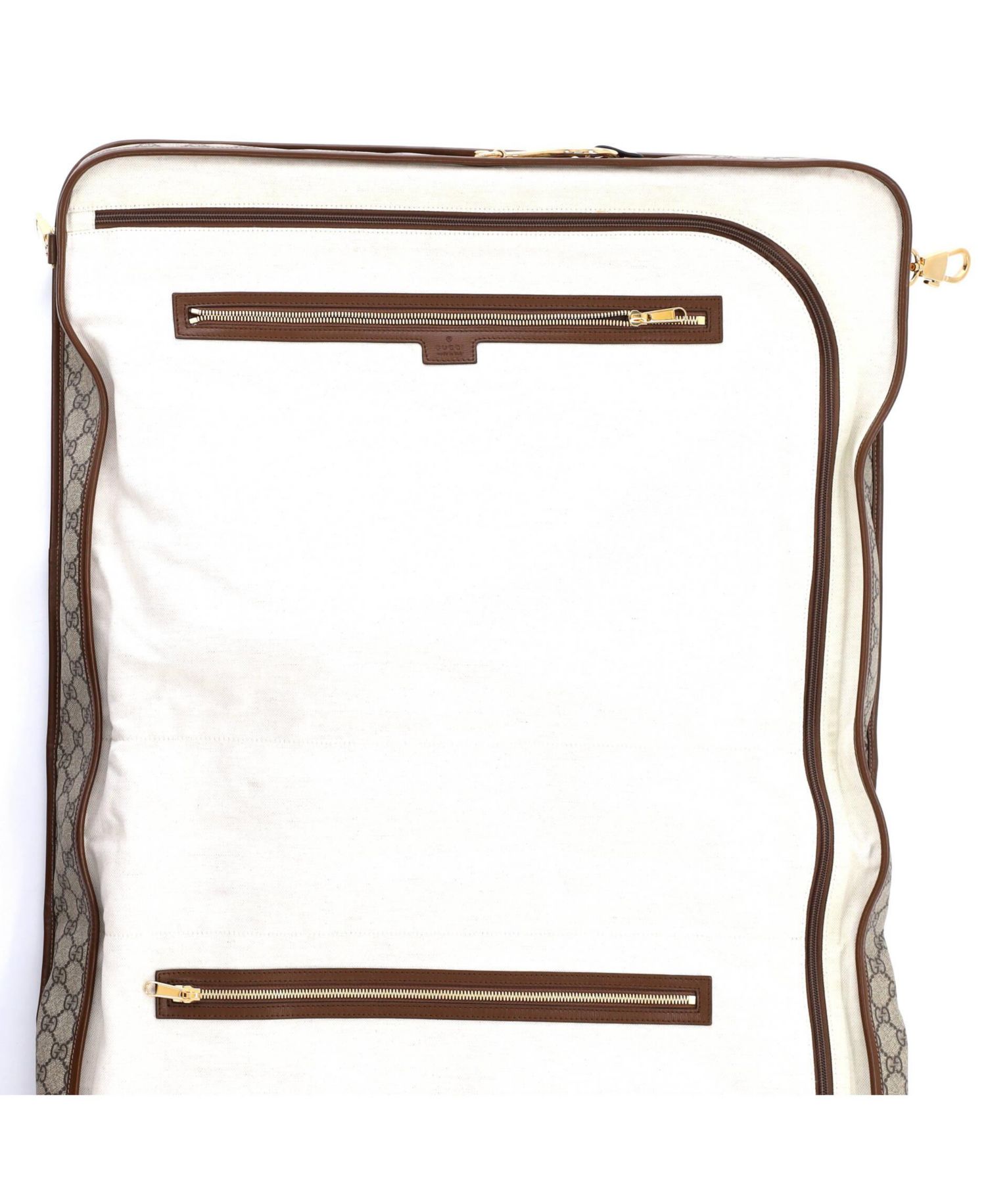 Retro Interlocking G Garment Bag GG Coated Canvas