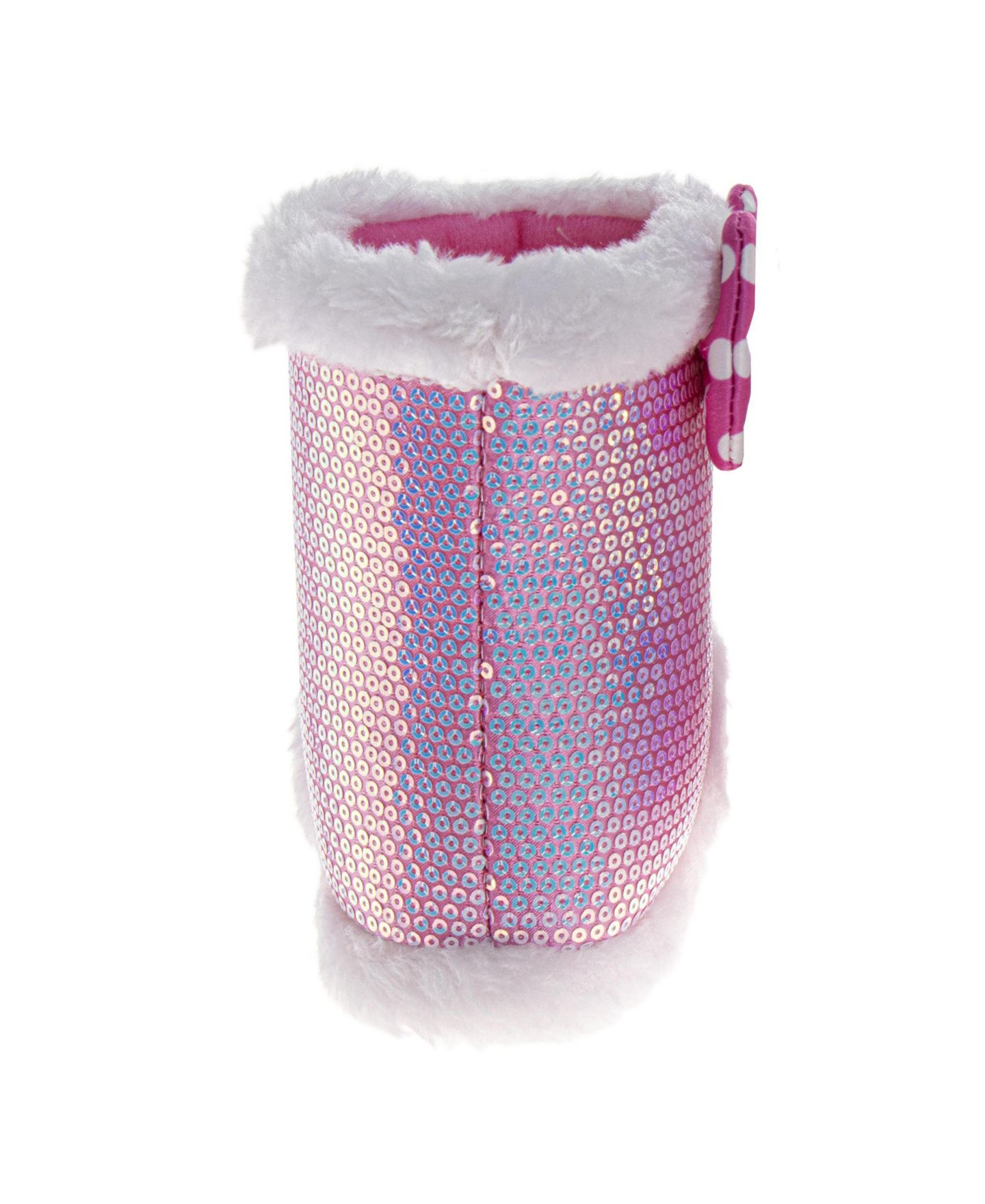 Ботинки Disney Gril's Booties Warm, Fluffy, and Fun House Slippers для малышей, цвет: Розовый — фото 3