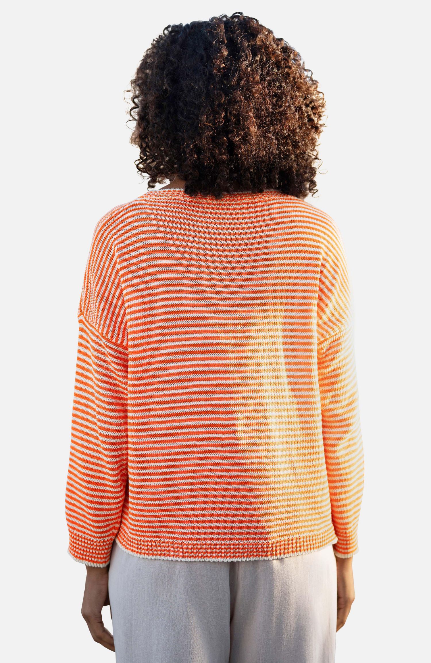 Women's Knitted Stripe Relaxed Jumper