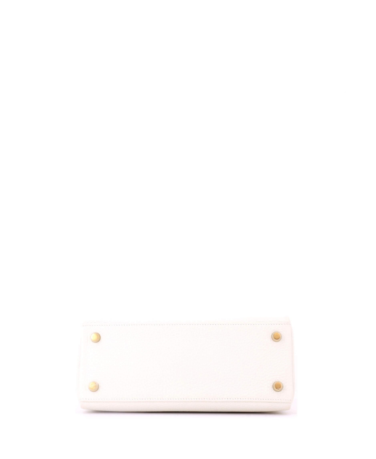 Pre-Owned HERMES Kelly 25 Handbag Light Togo with Gold Hardware