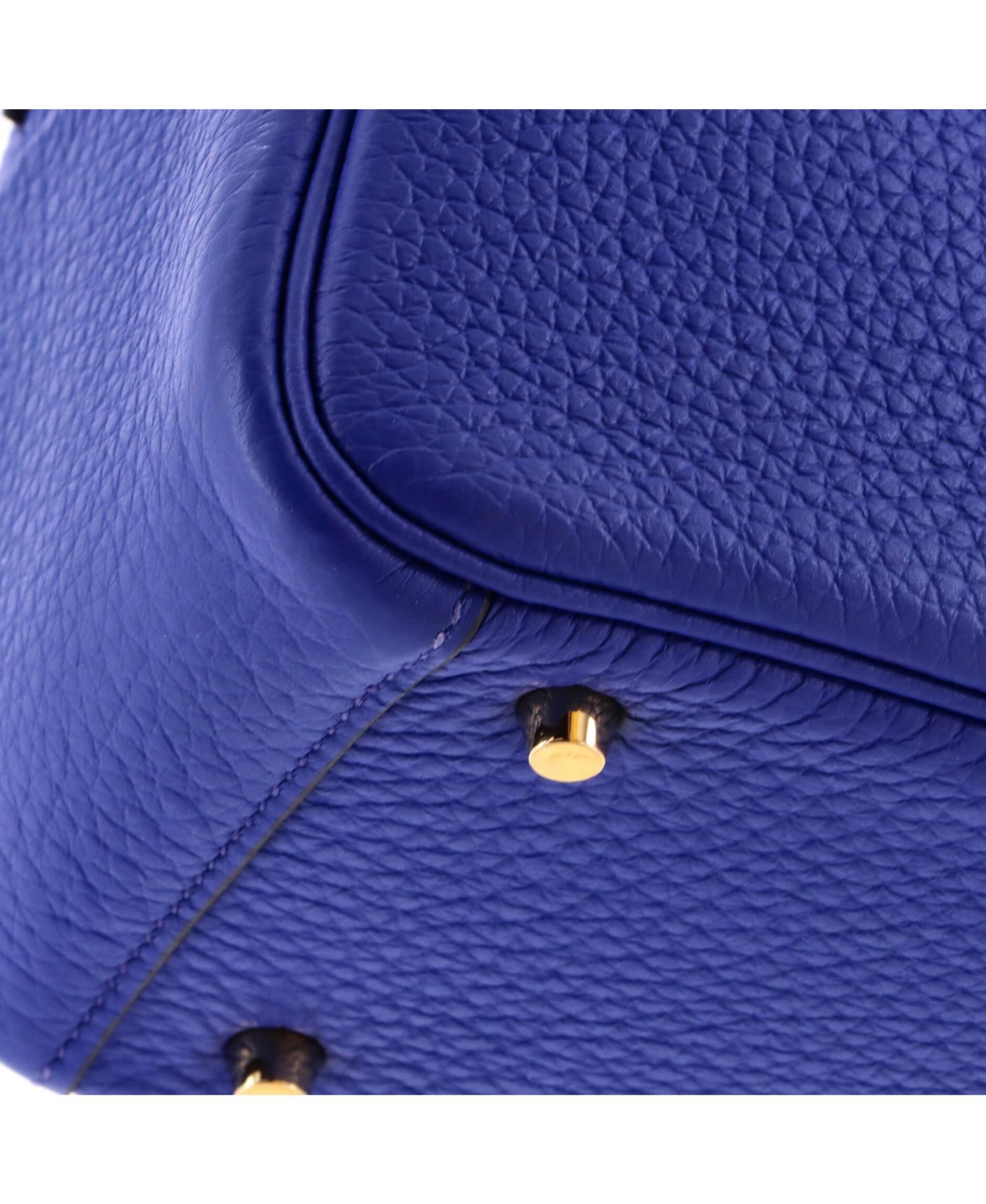 Mini Lindy Quadrille Bag Clemence with Canvas