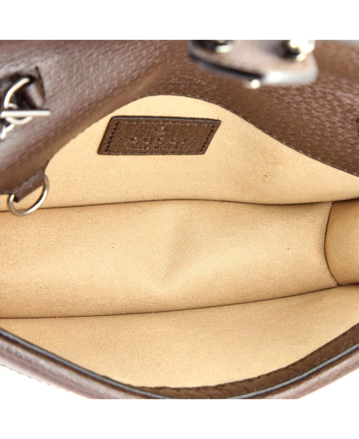 Pre-Owned Gucci Super Mini Dionysus Bag Jumbo Gg Canvas