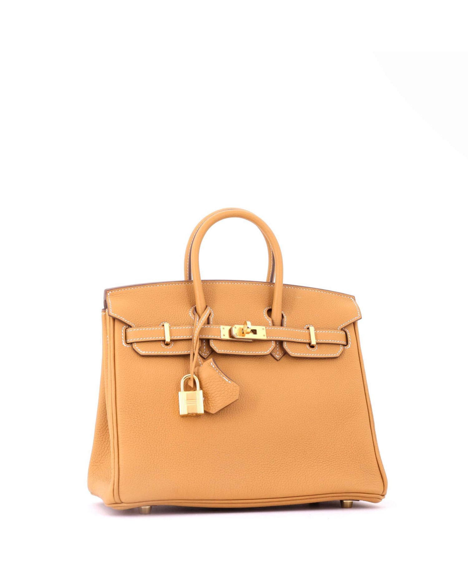 Birkin 25 Handbag Brown Togo with Gold Hardware