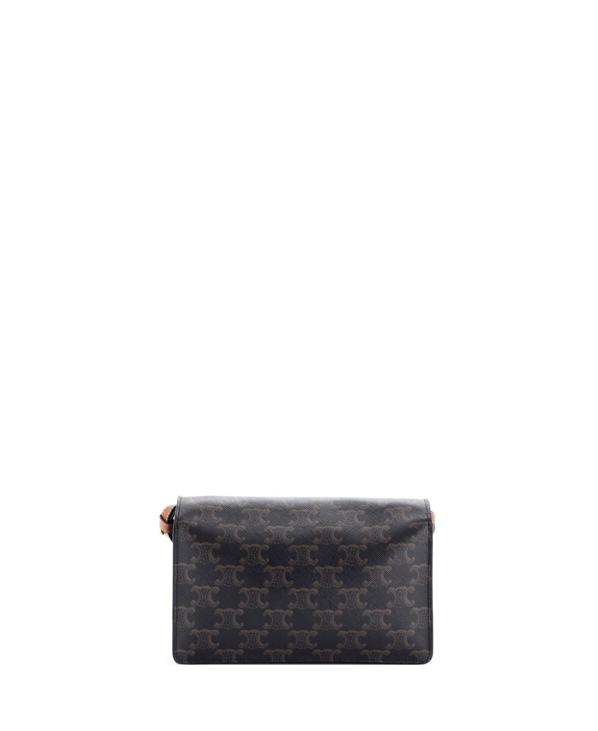 Pre-Owned Celine Wallet on Strap Triomphe Coated Canvas