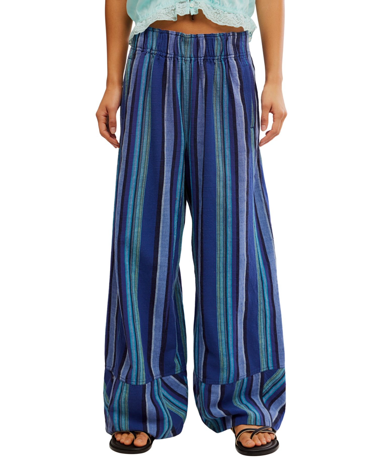 Women's Days End Solar Stripe Wide-Leg Pants