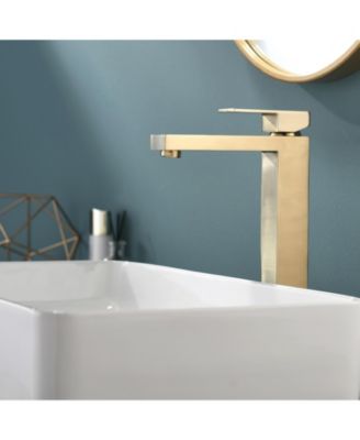  Bathroom Faucet, Brushed  Faucet for Bathroom Sink,  Single Hole Bathroom Faucet Modern Single Handle Vanity Basin Faucet