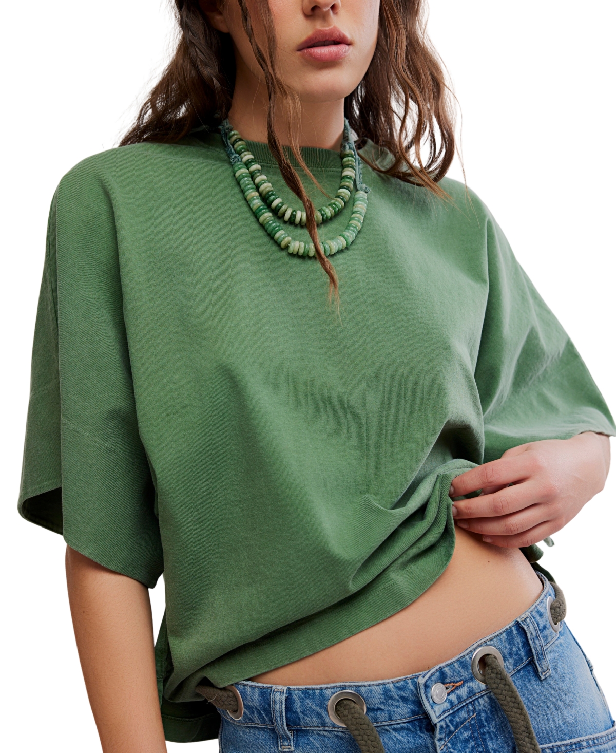 Free People Women's Atlas Dolman Crewneck T-Shirt