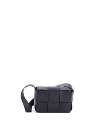 Candy Cassette Crossbody Bag Maxi Intrecciato Leather