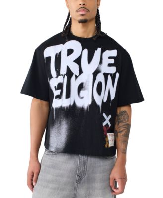 Men's Spray Paint Logo Short-Sleeve T-Shirt