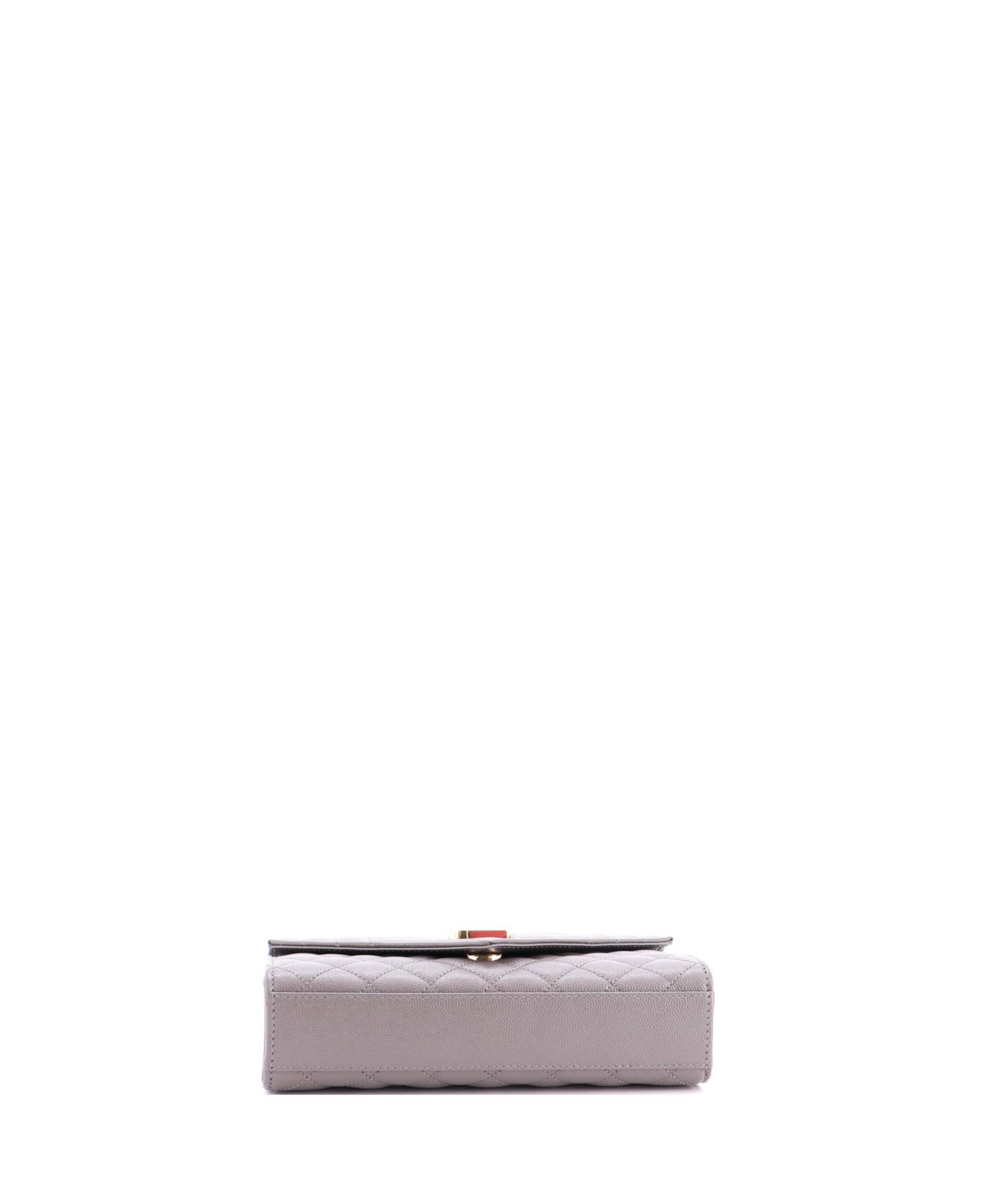 Pre-Owned Saint Laurent Small Classic Monogram Envelope Satchel Mixed Matelasse Leather