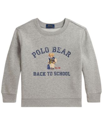 Boys' 2T-7 Polo Bear Fleece Long-Sleeve Sweatshirt