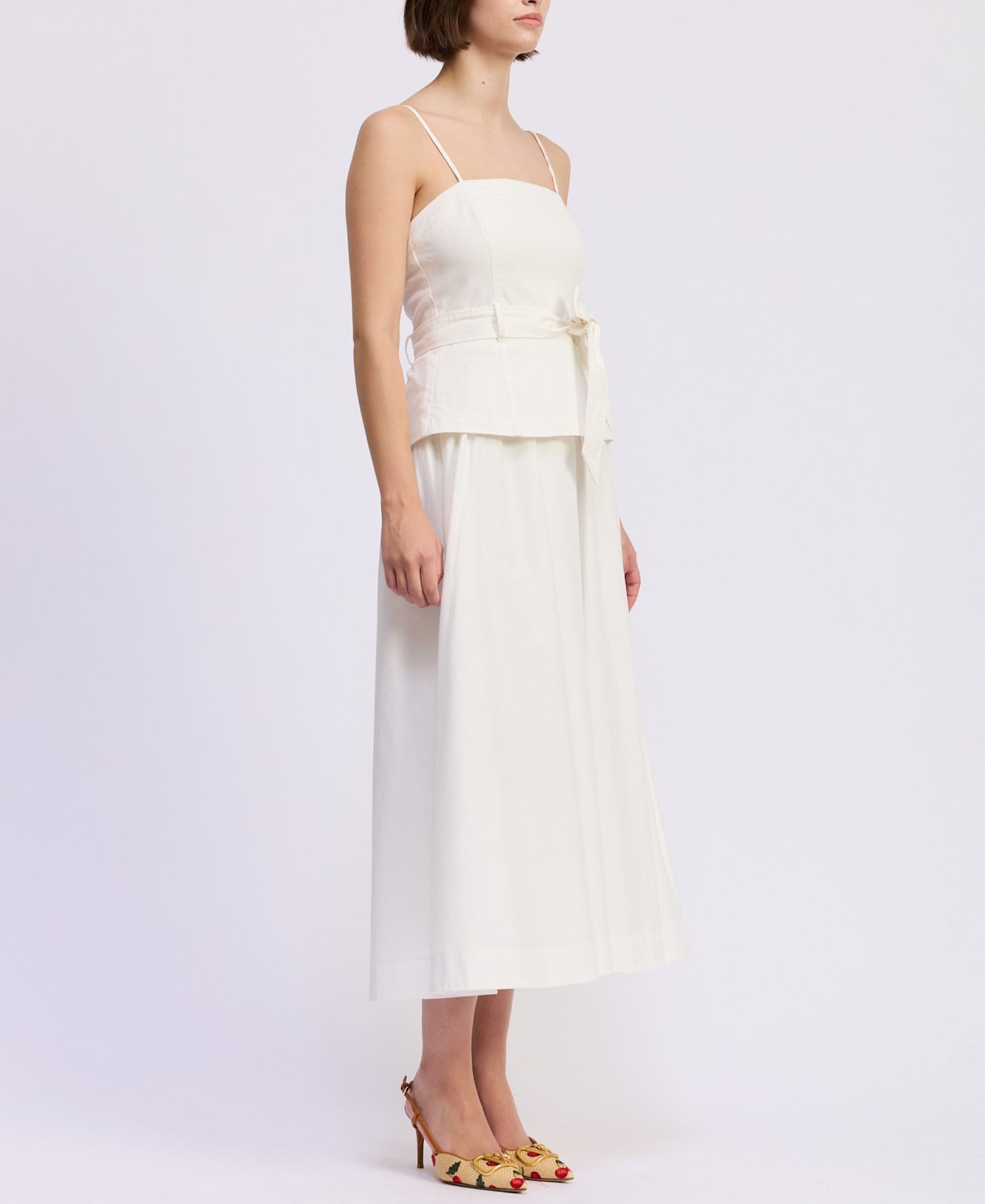 Women's Samantha Corset Mixed Media Dress