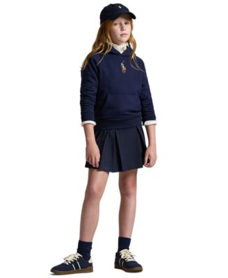 Girls' 7-16 Pleated Ponte Skort