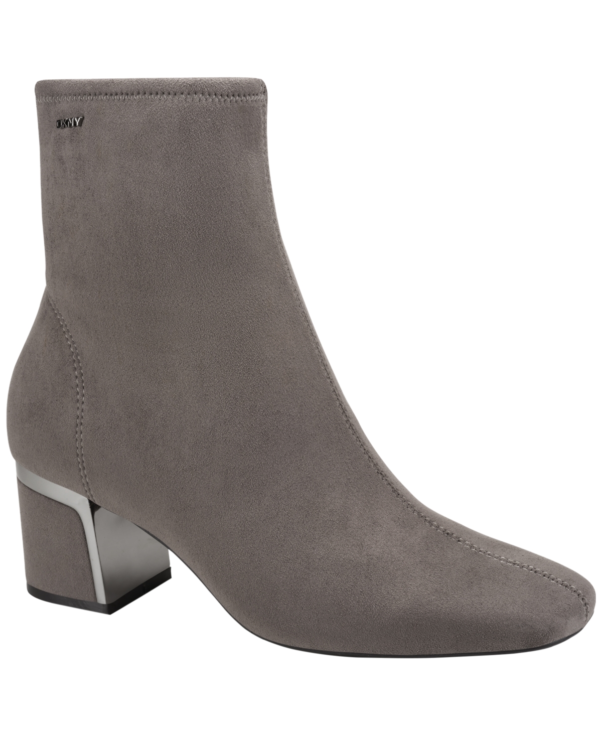 Dkny Women's Chiara Heeled Dress Booties - Morel Faux Suede