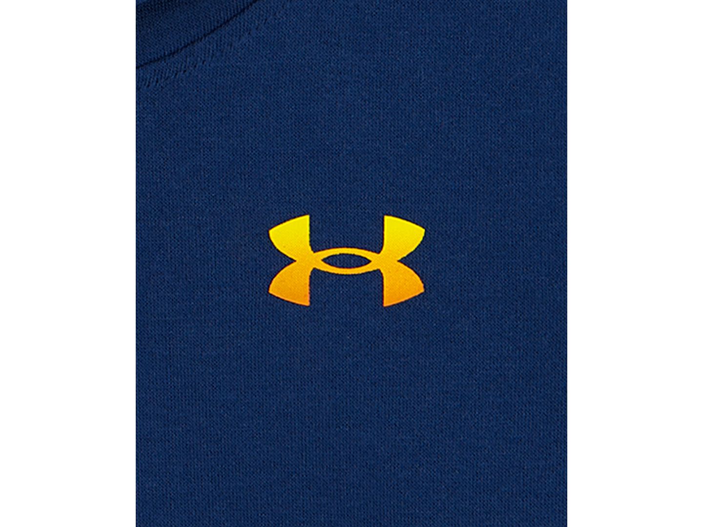 Детский комплект Under Armour: худи с длинным рукавом и шорты, 2-7 лет, 2 предмета, цвет: Тёмно-синий / Оранжевый — фото 11