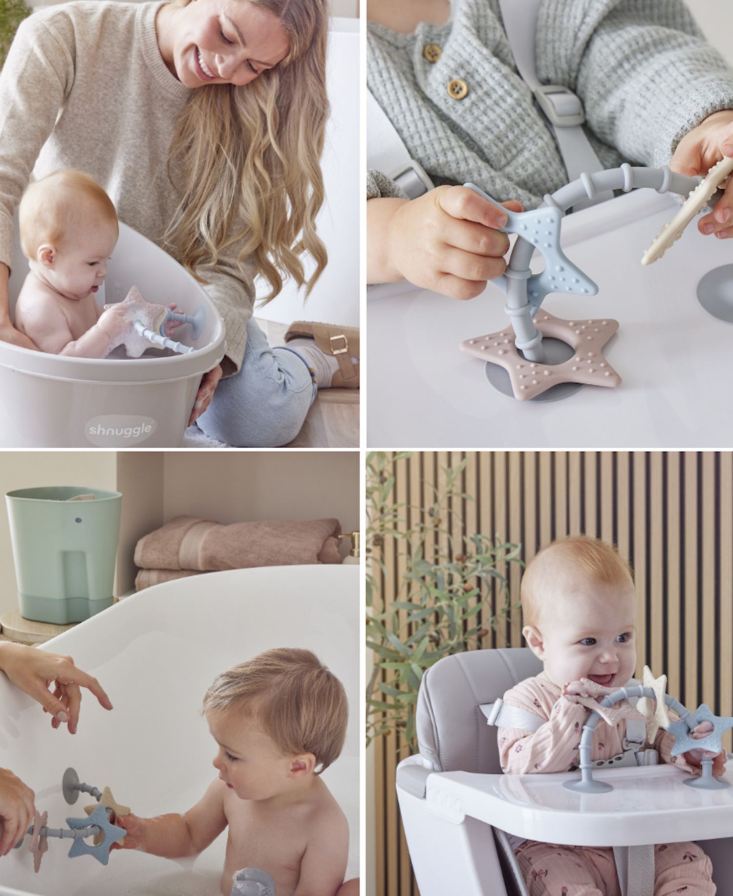 Baby Boys' and Baby Girls' Stick N Play Sensory Star Toys