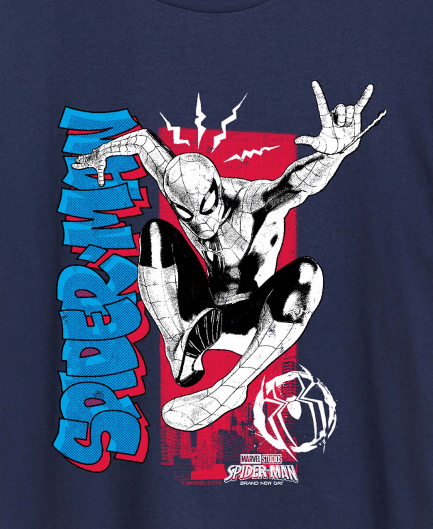 Plus Size Spider-Man Brand New Day Spidey Senses Graphic T-Shirt