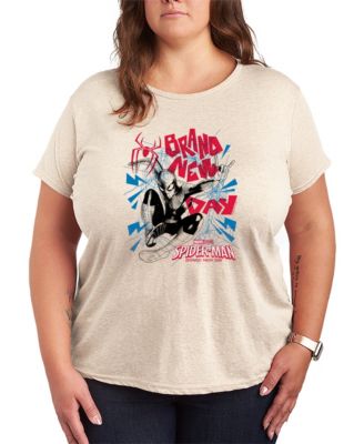 Plus Size Spider-Man Brand New Day Zine Graphic T-Shirt