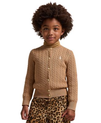 Polo Ralph Lauren Girls' 2T-6X Mini-Cable Cardigan - Macy's