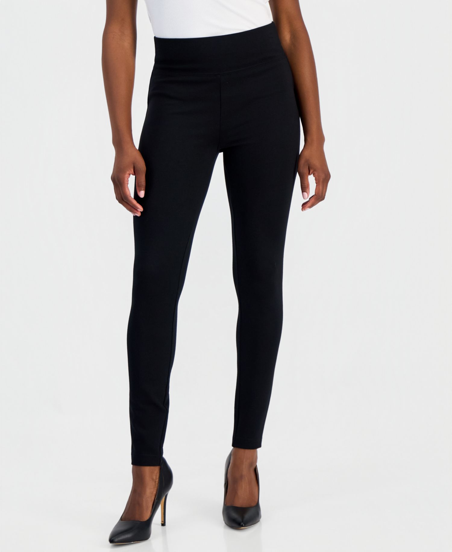 Petite High-Rise Pull-On Leggings