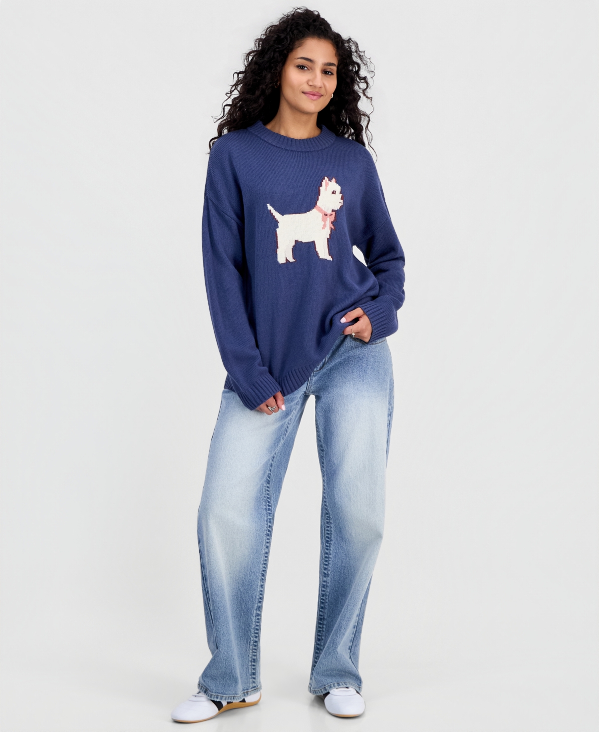 Just Polly Juniors' Teddy Bear Tunic Sweater