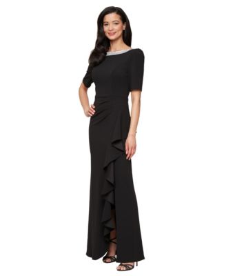macy's black wedding guest dress Macy*s pretty formal dresses. See more below!