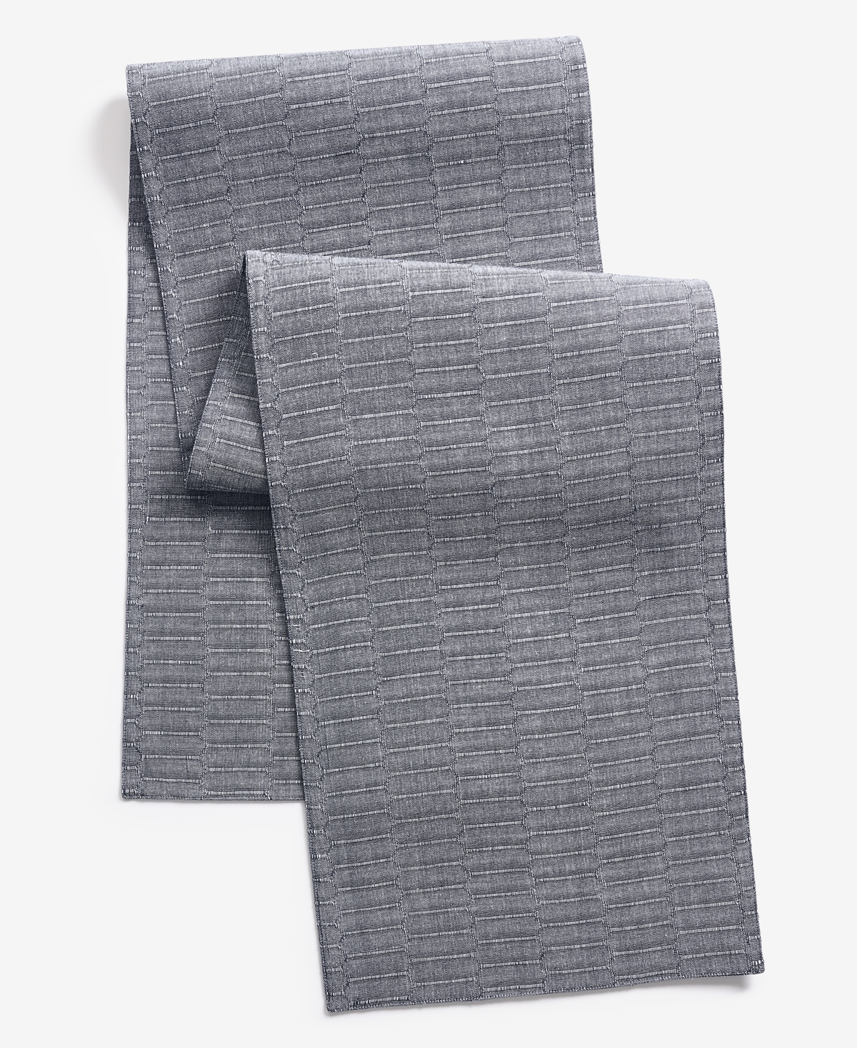 The Cellar Textured Cotton Table Runner, 72" x 14", Macy's Exclusive