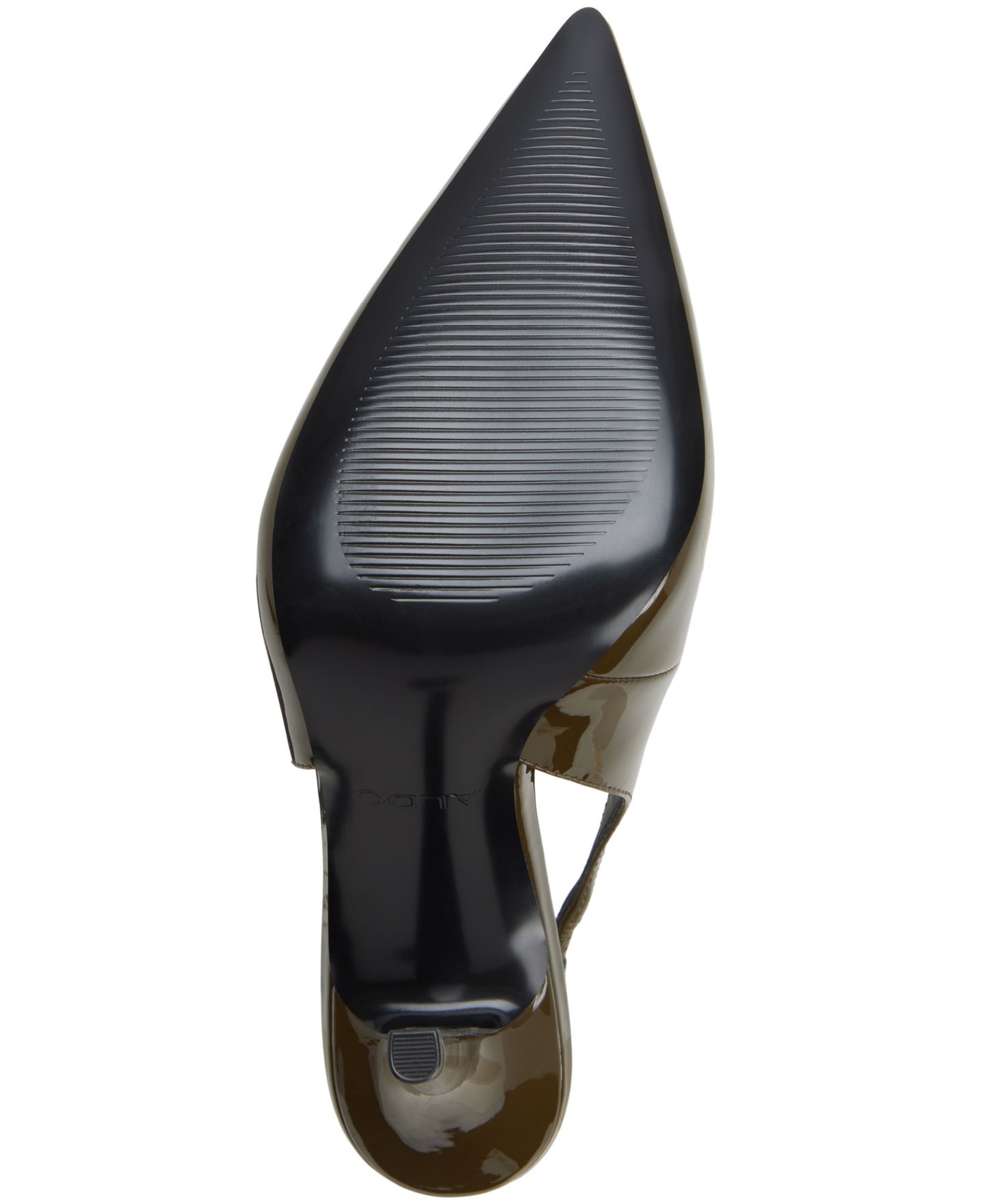Женские туфли ALDO Arianell Slingback, цвет: Тёмный зелёный лаковый — фото 5