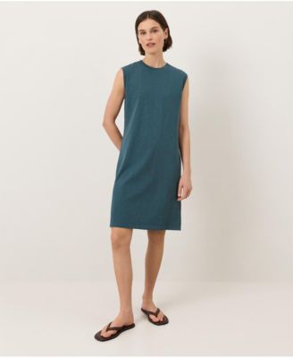 Women's Organic Cotton Soft-Slub Essential Easy Muscle Tee Dress