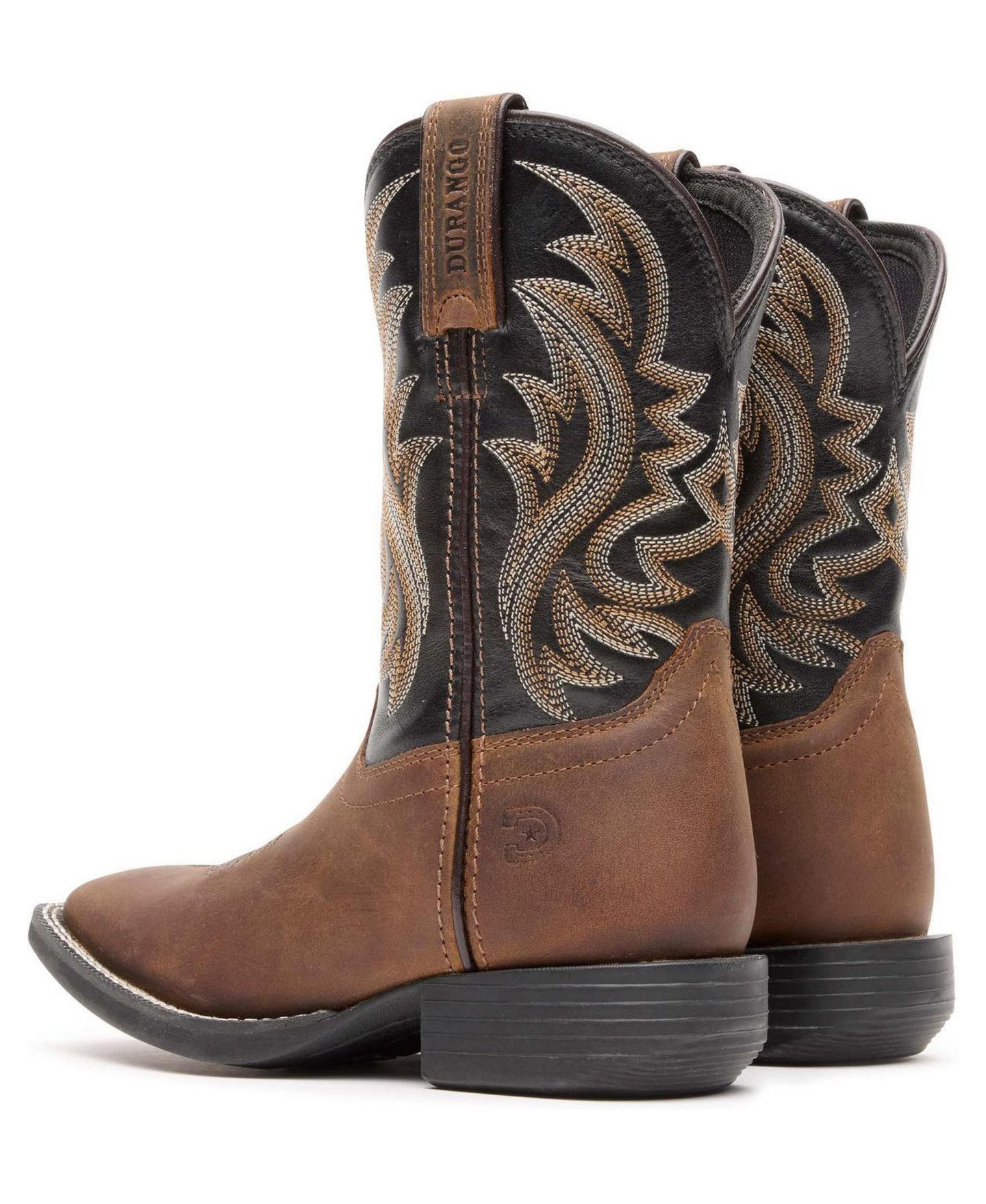 Детские ботинки Durango Shyloh Western Boot, цвет: Коричневый / Чёрный — фото 3