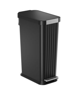 13.2 Gallon SoftStep Slim Kitchen Trash Can with AbsorbX Odor Filter
