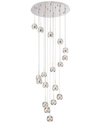 Chrome 18-Light Chandelier