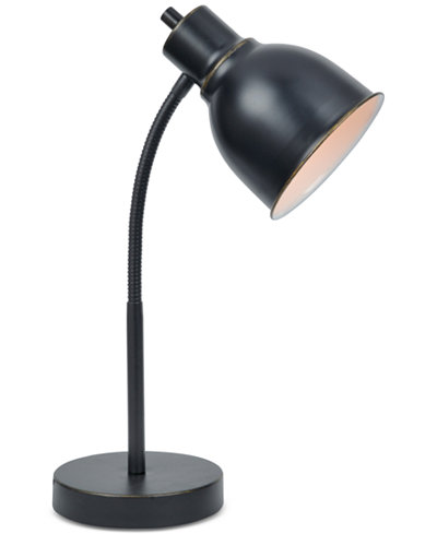 Lite Source Fluorescent Bronze-Tone Desk Lamp