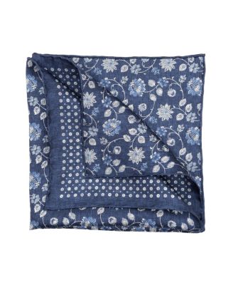 Men's Nunzio Double Sided Silk Pocket Square
