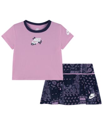Toddler Girls' 2T-4T Retro Remix Top and Skirt, 2-Piece Set
