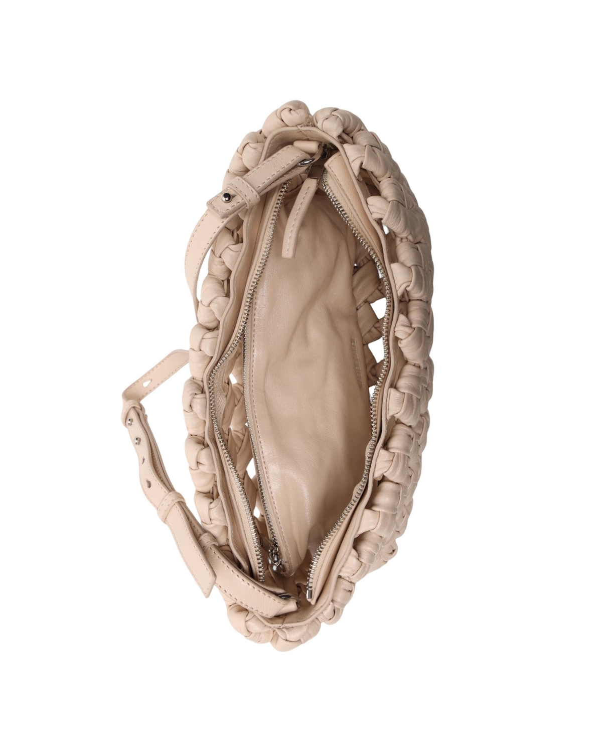 Walter Baker Ash Woven Leather Clutch