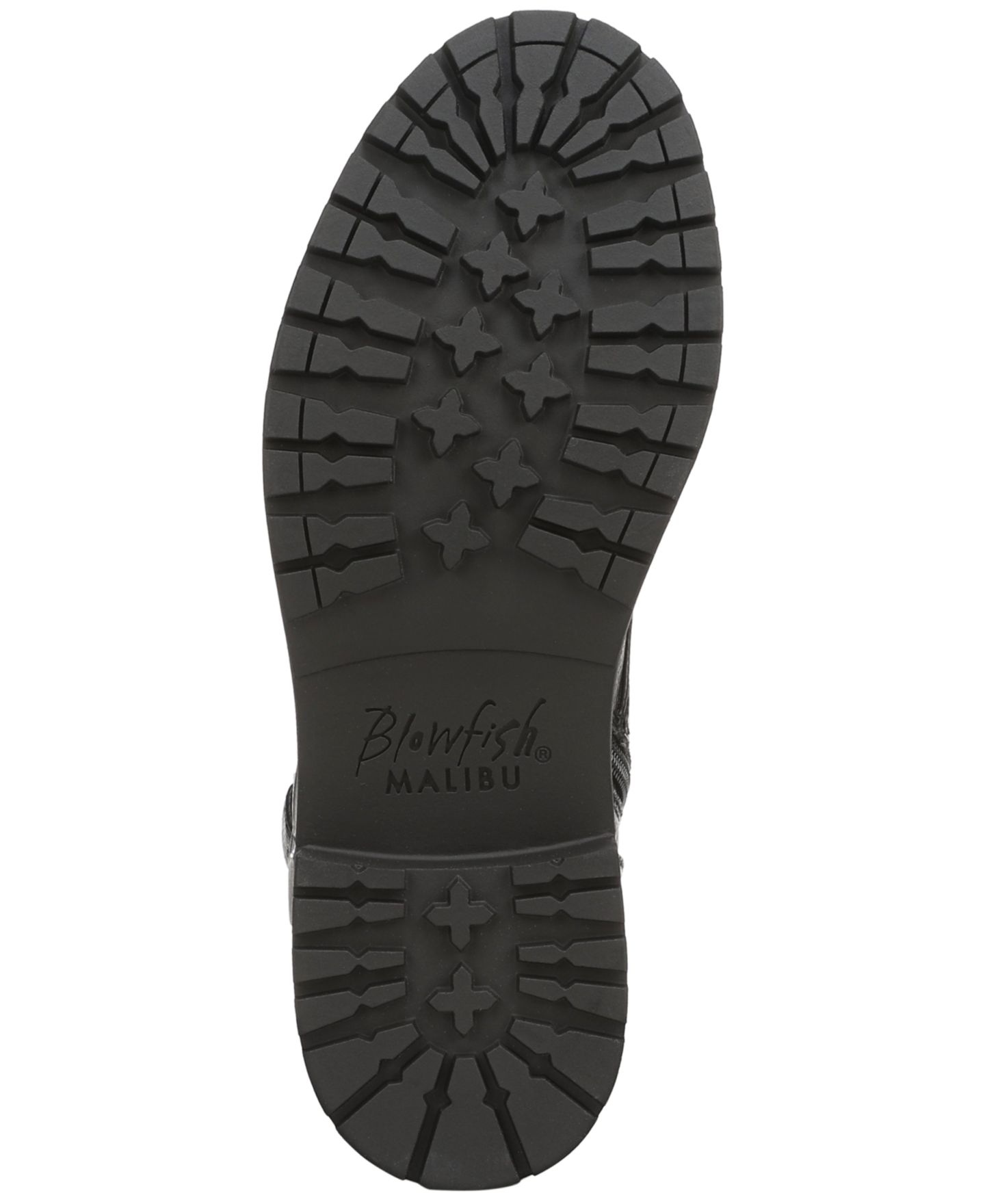Женские ботинки Blowfish Malibu Anderson Lace-Up Short Booties, цвет: Чёрная искусственная кожа — фото 5