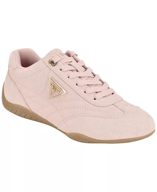 GUESS Women's Gabena Logo Lace-Up Retro Sneakers