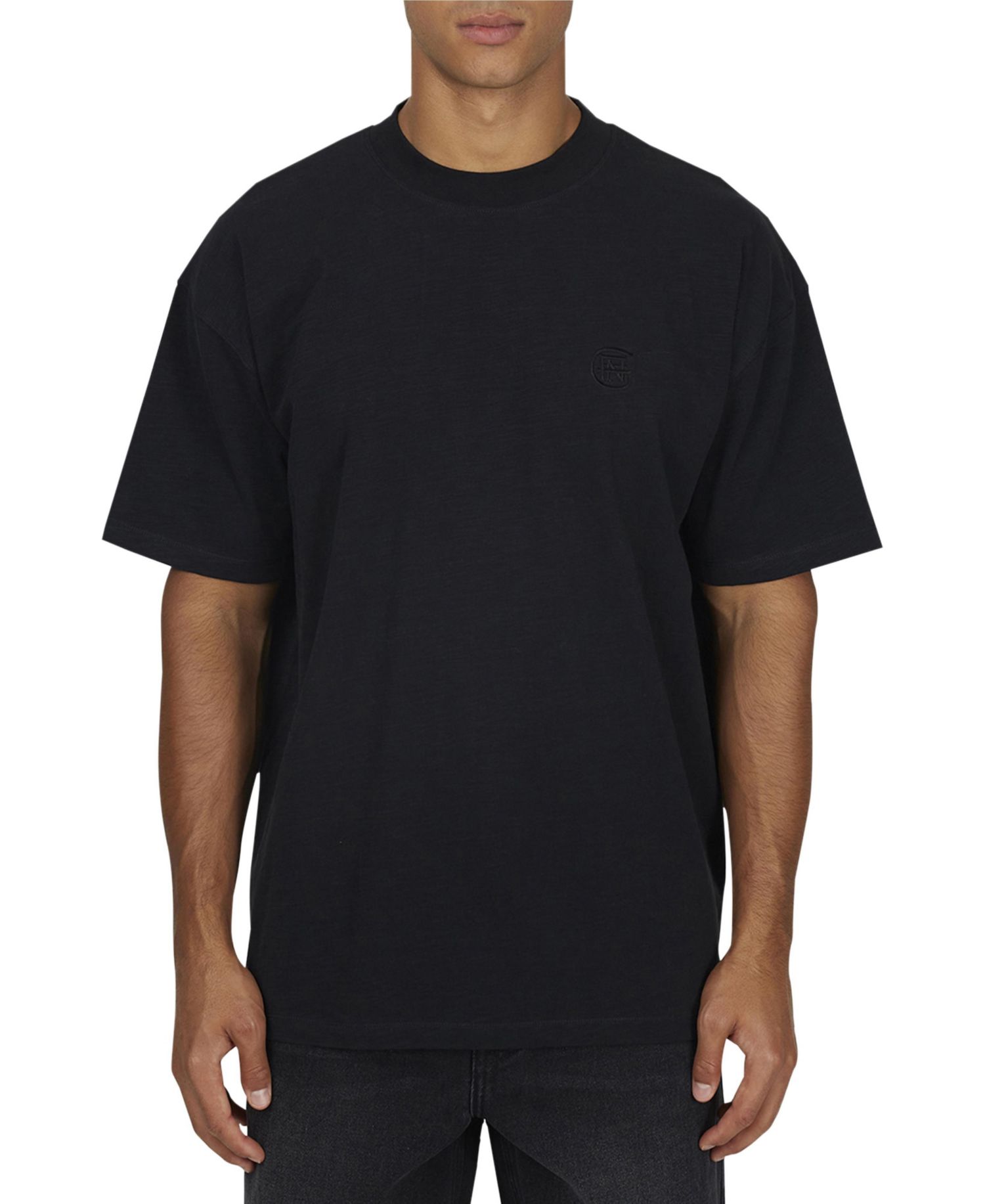 Men's Emblem Tonal Relaxed Slub T-shirt
