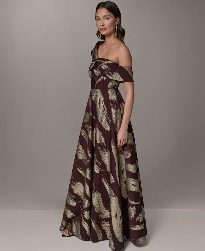 Women's One-Shoulder Evening Gown - thumbnail 2
