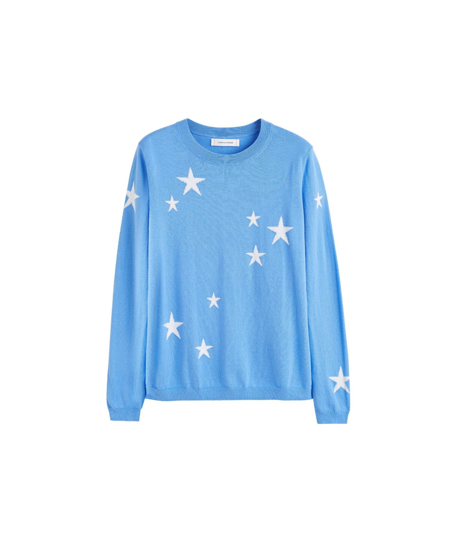 Женский свитер Chinti & Parker Wool Cashmere Star, цвет: Синий — фото 4