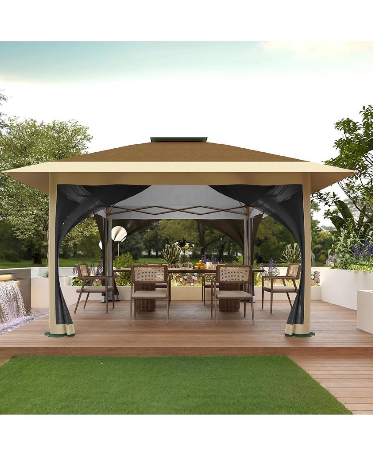gaomon Pop Up Gazebo Outdoor Canopy Shelter