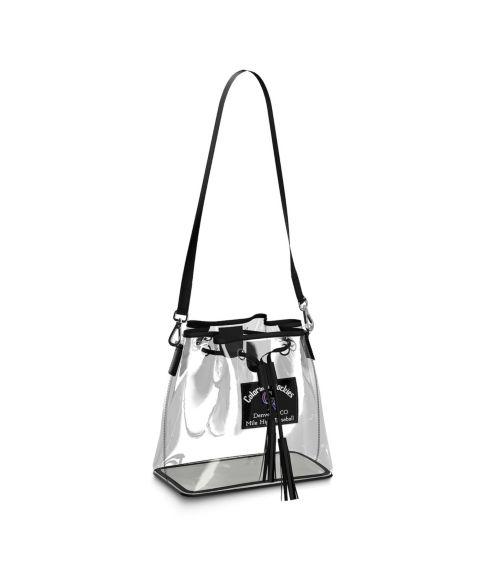 Женская сумка WEAR by Erin Andrews Colorado Rockies Clear Stadium Bucket Purse