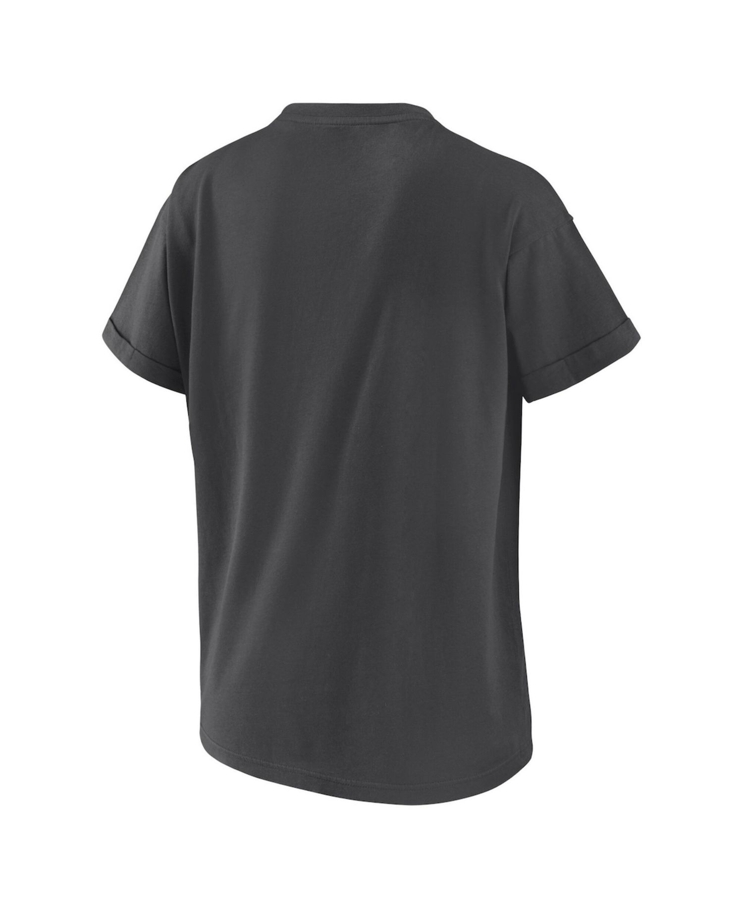 Women's Charcoal San Francisco Giants Domestic Box Color Boyfriend T-Shirt