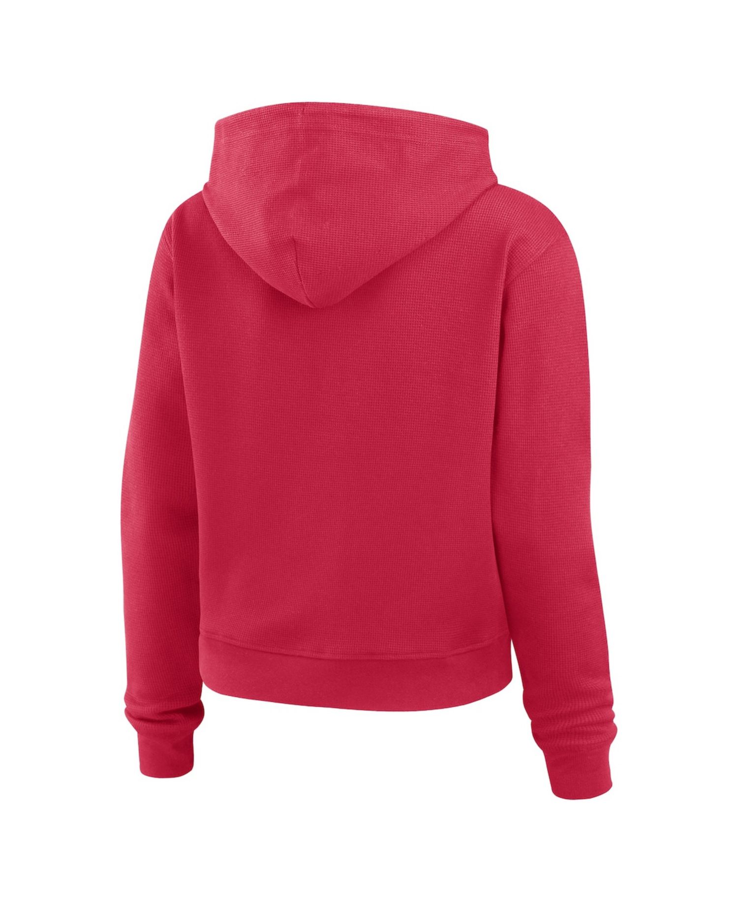 Women's Cardinal Arizona Cardinals Waffle Hoodie Pullover Sweatshirt